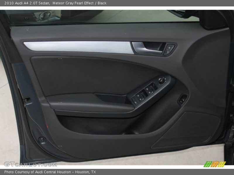 Meteor Gray Pearl Effect / Black 2010 Audi A4 2.0T Sedan