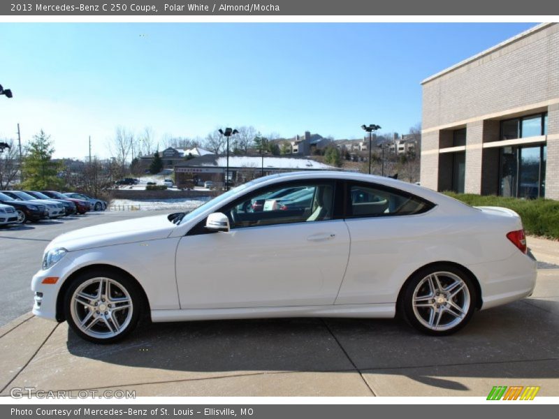 Polar White / Almond/Mocha 2013 Mercedes-Benz C 250 Coupe