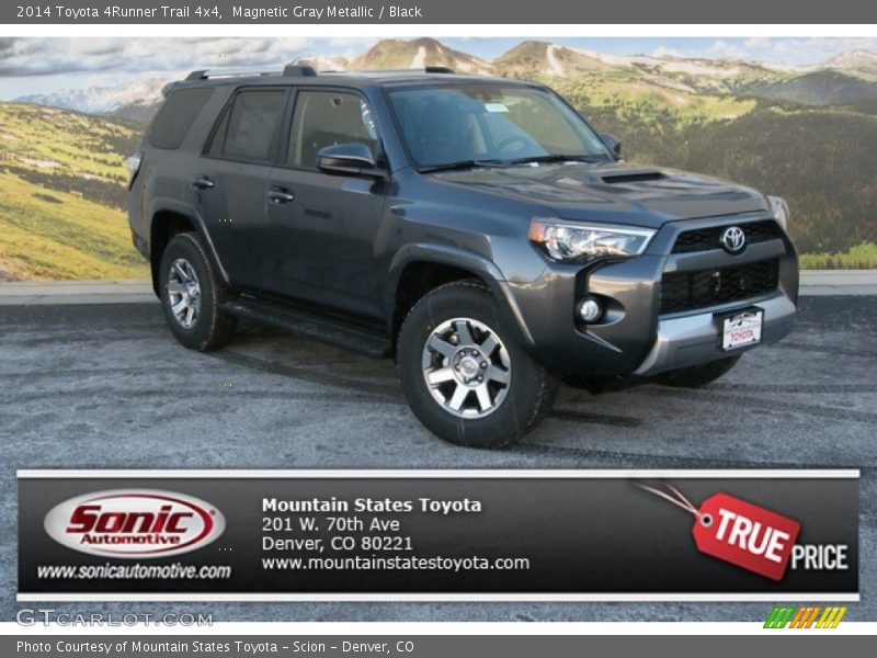 Magnetic Gray Metallic / Black 2014 Toyota 4Runner Trail 4x4