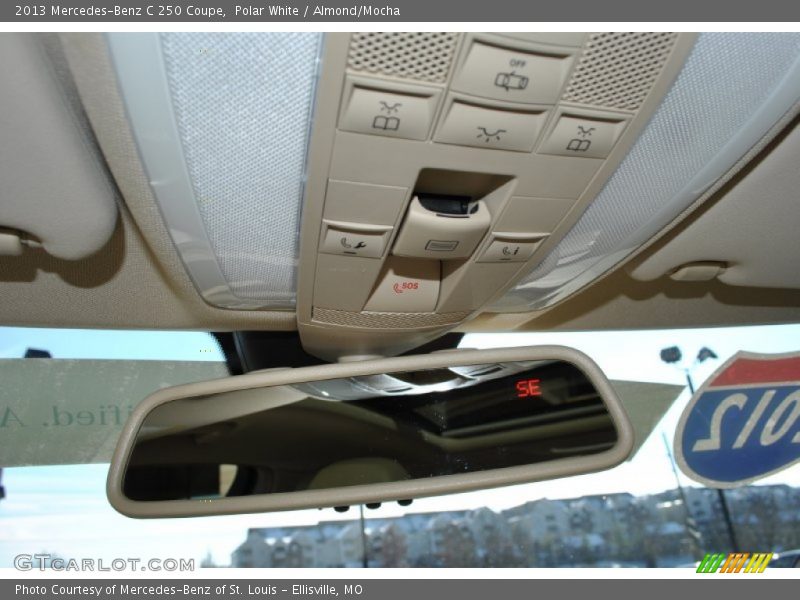 Polar White / Almond/Mocha 2013 Mercedes-Benz C 250 Coupe