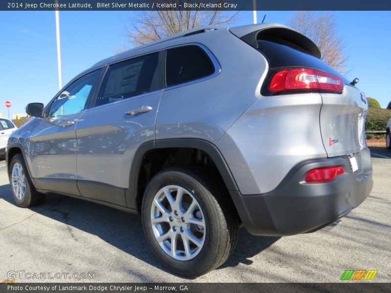 Billet Silver Metallic / Iceland - Black/Iceland Gray 2014 Jeep Cherokee Latitude
