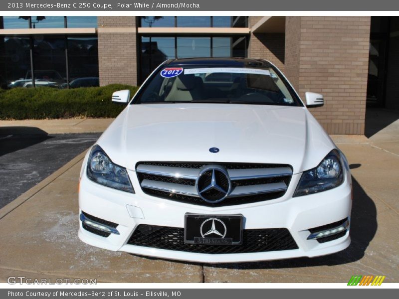 Polar White / Almond/Mocha 2013 Mercedes-Benz C 250 Coupe