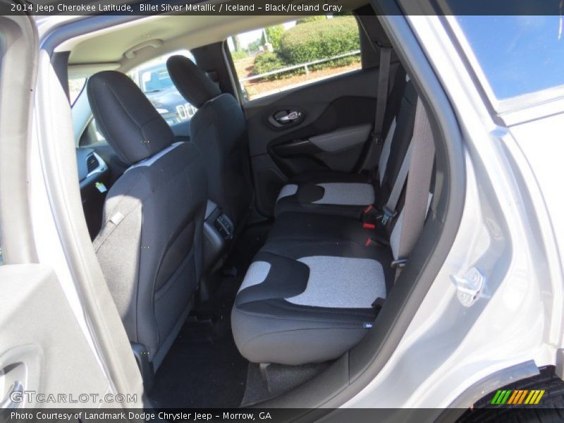 Billet Silver Metallic / Iceland - Black/Iceland Gray 2014 Jeep Cherokee Latitude