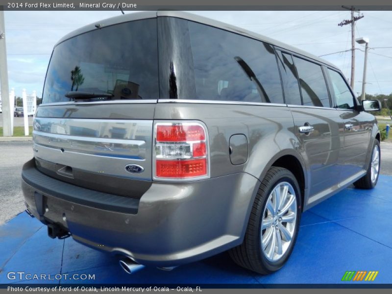 Mineral Gray / Dune 2014 Ford Flex Limited
