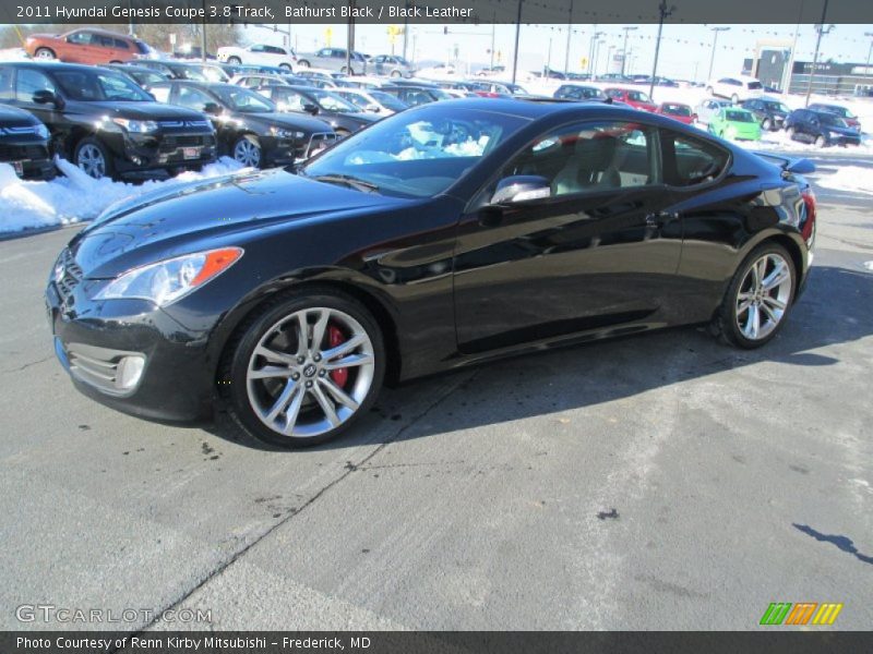 Bathurst Black / Black Leather 2011 Hyundai Genesis Coupe 3.8 Track
