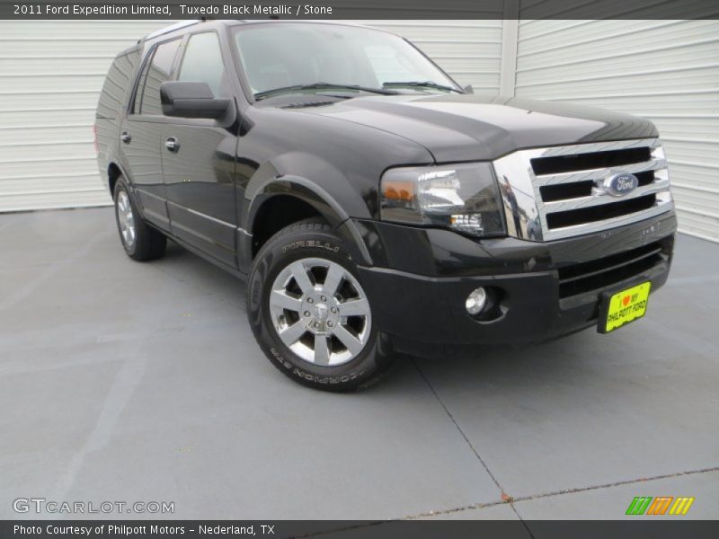 Tuxedo Black Metallic / Stone 2011 Ford Expedition Limited