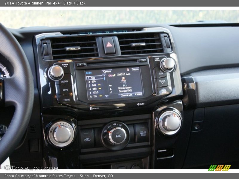Black / Black 2014 Toyota 4Runner Trail 4x4