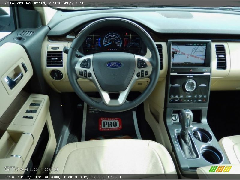 Mineral Gray / Dune 2014 Ford Flex Limited