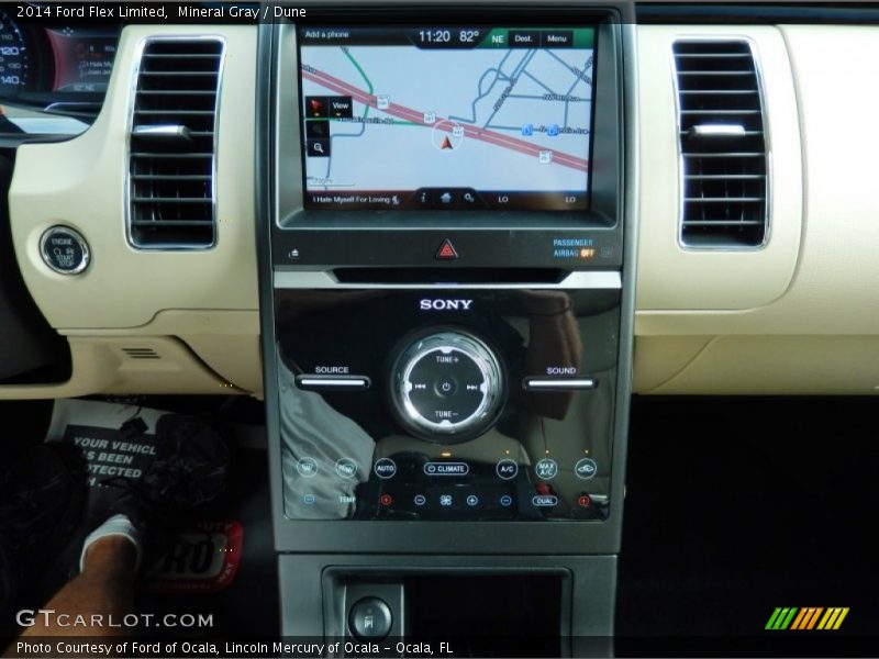 Mineral Gray / Dune 2014 Ford Flex Limited