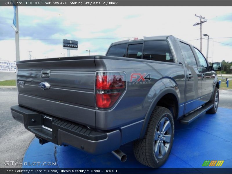 Sterling Gray Metallic / Black 2013 Ford F150 FX4 SuperCrew 4x4
