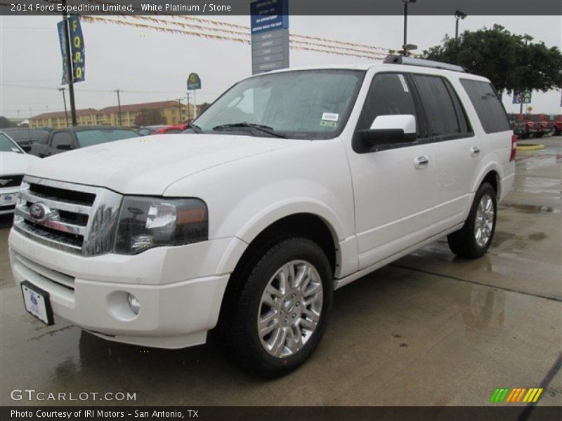 White Platinum / Stone 2014 Ford Expedition Limited