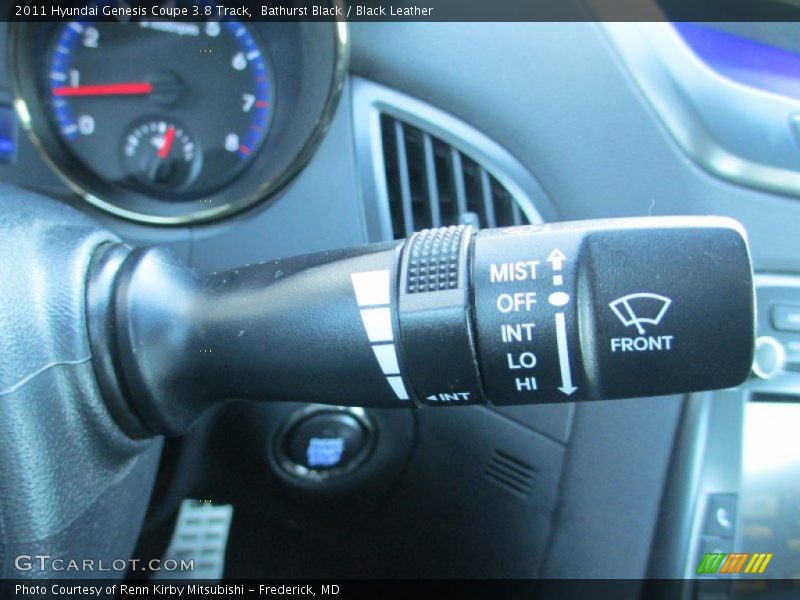 Bathurst Black / Black Leather 2011 Hyundai Genesis Coupe 3.8 Track