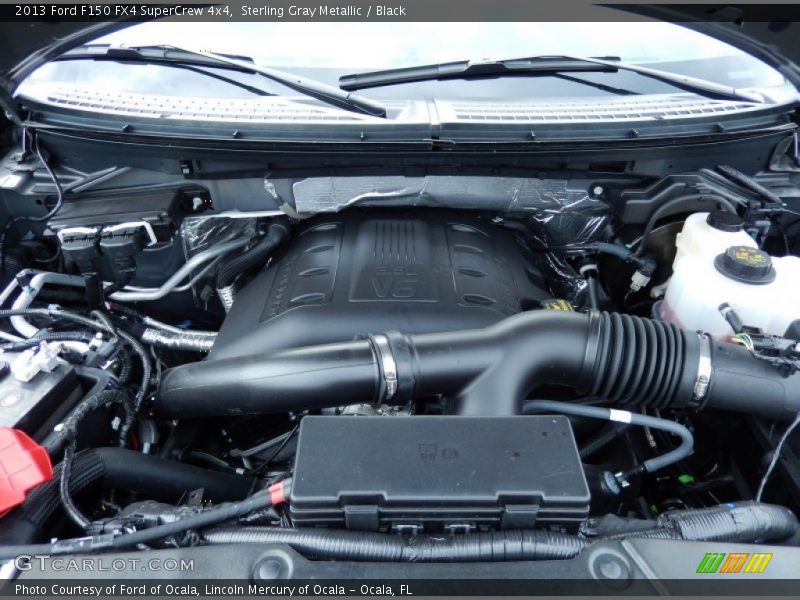 Sterling Gray Metallic / Black 2013 Ford F150 FX4 SuperCrew 4x4