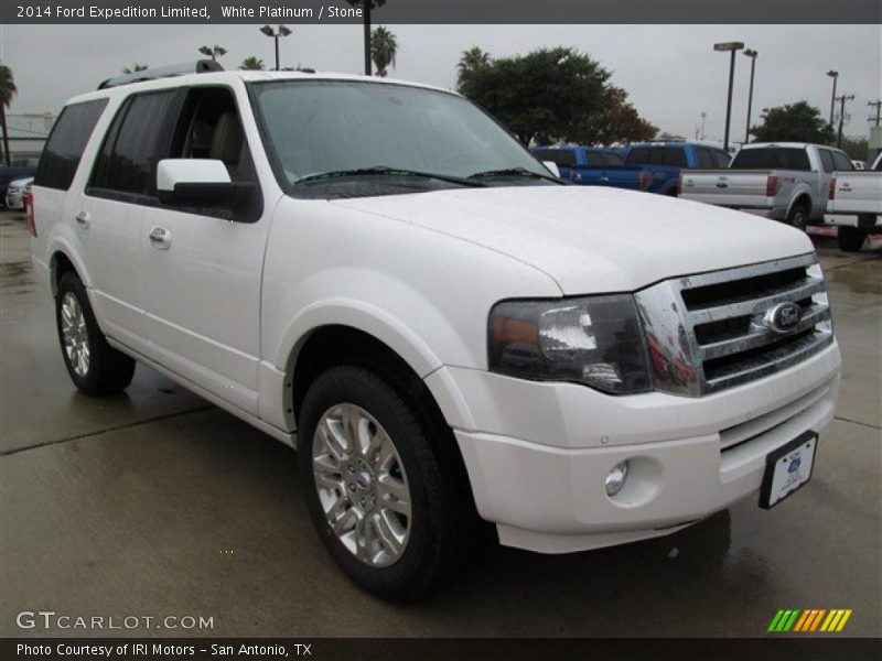 White Platinum / Stone 2014 Ford Expedition Limited