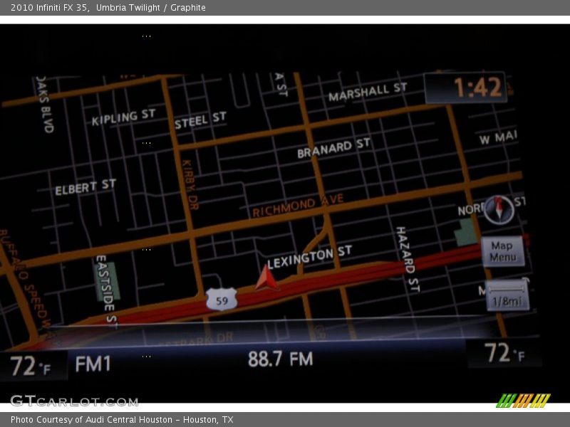 Umbria Twilight / Graphite 2010 Infiniti FX 35