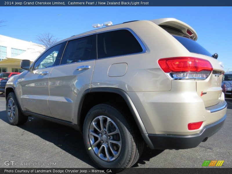 Cashmere Pearl / New Zealand Black/Light Frost 2014 Jeep Grand Cherokee Limited