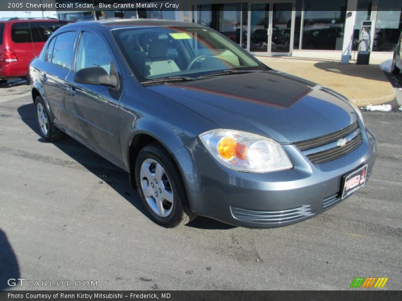 Blue Granite Metallic / Gray 2005 Chevrolet Cobalt Sedan