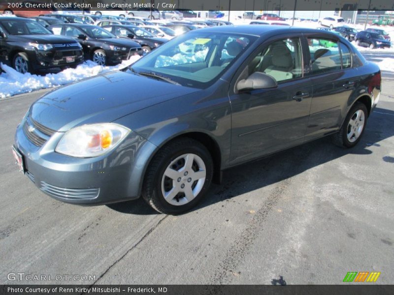 Blue Granite Metallic / Gray 2005 Chevrolet Cobalt Sedan