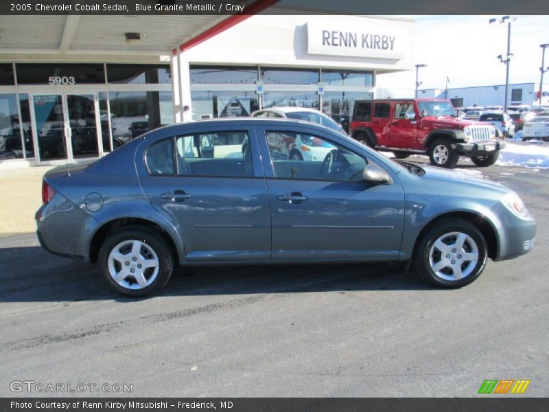 Blue Granite Metallic / Gray 2005 Chevrolet Cobalt Sedan