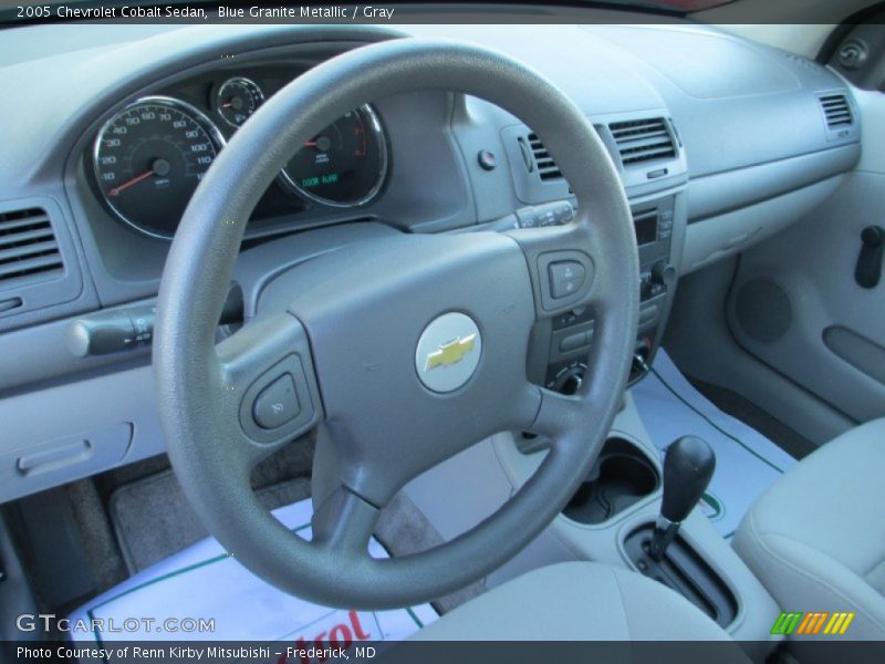 Blue Granite Metallic / Gray 2005 Chevrolet Cobalt Sedan