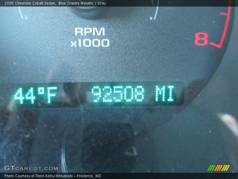 Blue Granite Metallic / Gray 2005 Chevrolet Cobalt Sedan