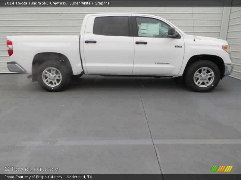 Super White / Graphite 2014 Toyota Tundra SR5 Crewmax