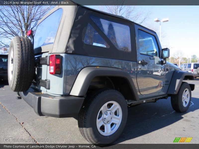 Anvil / Black 2014 Jeep Wrangler Sport 4x4