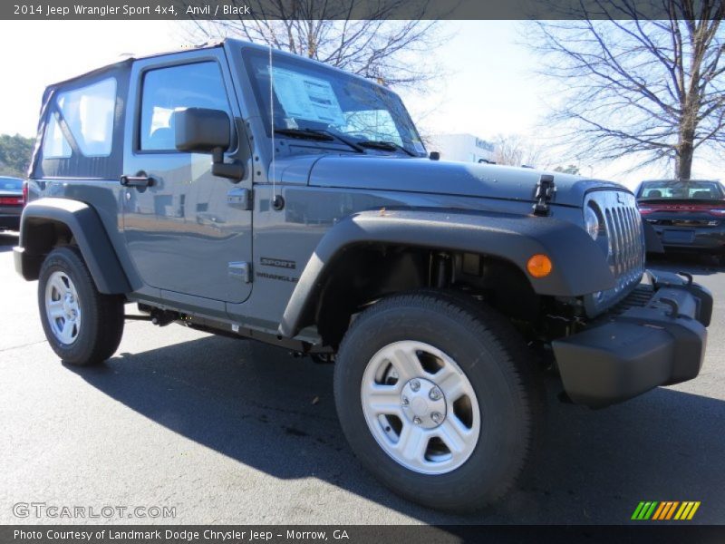 Anvil / Black 2014 Jeep Wrangler Sport 4x4