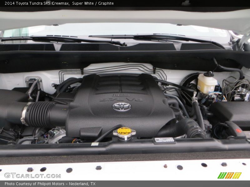 Super White / Graphite 2014 Toyota Tundra SR5 Crewmax