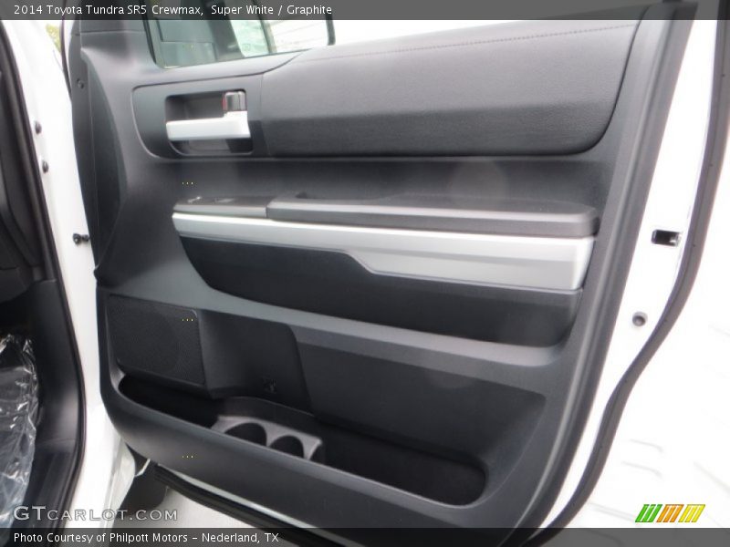 Super White / Graphite 2014 Toyota Tundra SR5 Crewmax