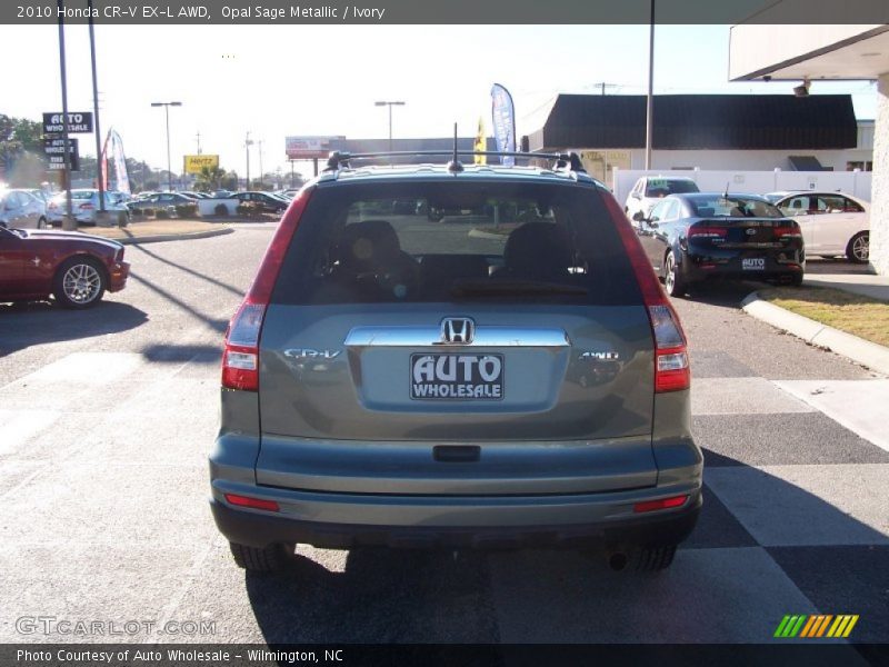 Opal Sage Metallic / Ivory 2010 Honda CR-V EX-L AWD