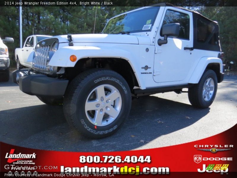 Bright White / Black 2014 Jeep Wrangler Freedom Edition 4x4