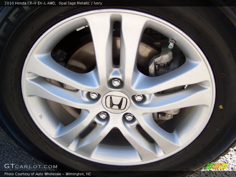 Opal Sage Metallic / Ivory 2010 Honda CR-V EX-L AWD