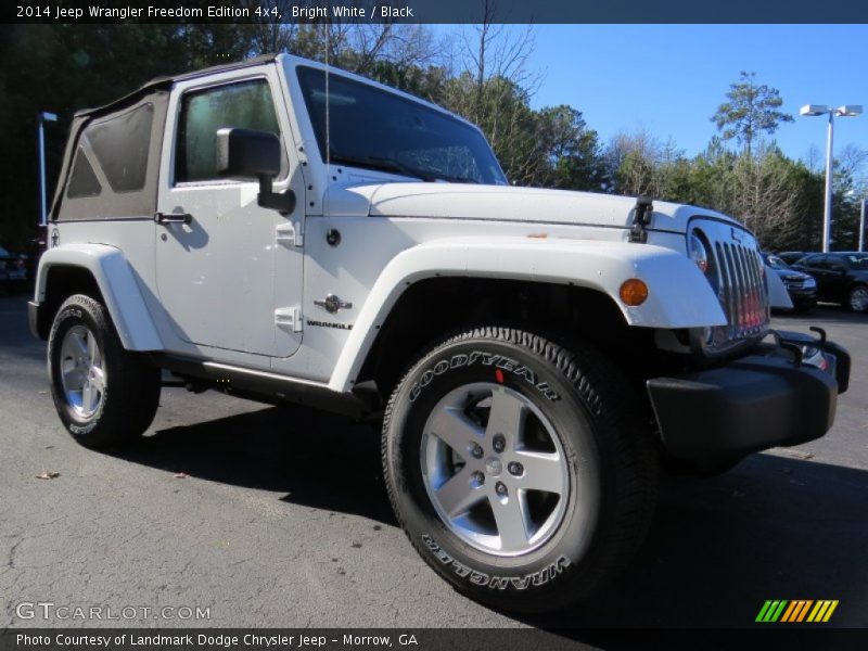 Bright White / Black 2014 Jeep Wrangler Freedom Edition 4x4
