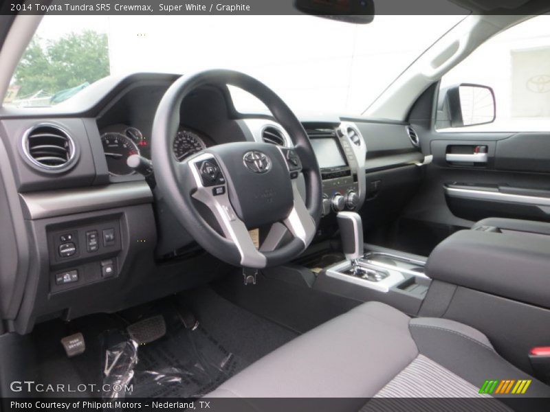 Super White / Graphite 2014 Toyota Tundra SR5 Crewmax