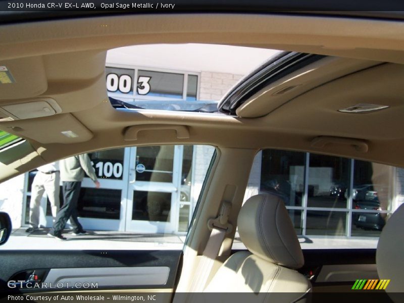 Opal Sage Metallic / Ivory 2010 Honda CR-V EX-L AWD