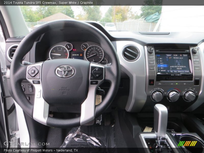 Super White / Graphite 2014 Toyota Tundra SR5 Crewmax