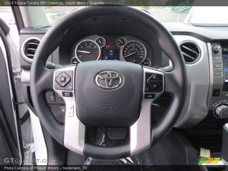 Super White / Graphite 2014 Toyota Tundra SR5 Crewmax