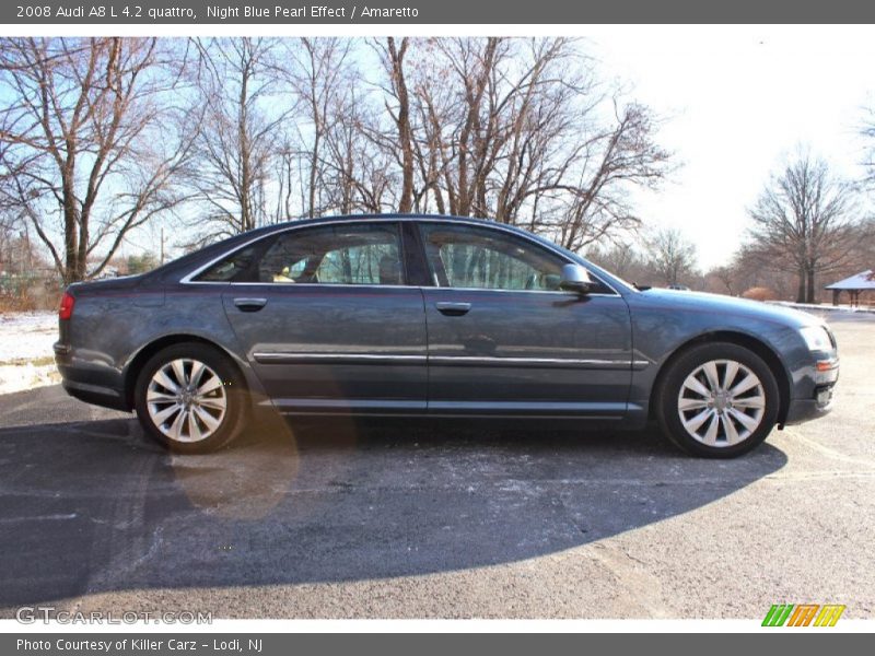 Night Blue Pearl Effect / Amaretto 2008 Audi A8 L 4.2 quattro