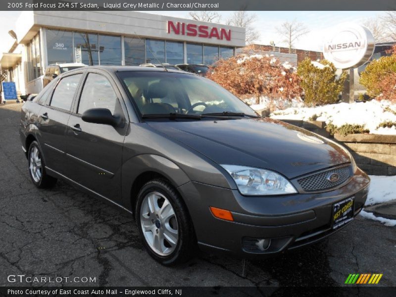 Liquid Grey Metallic / Charcoal/Charcoal 2005 Ford Focus ZX4 ST Sedan