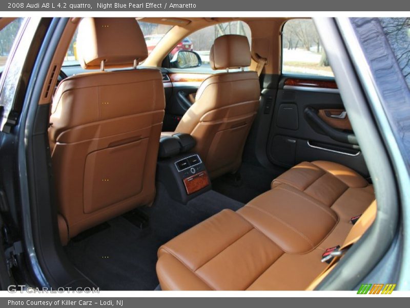 Night Blue Pearl Effect / Amaretto 2008 Audi A8 L 4.2 quattro