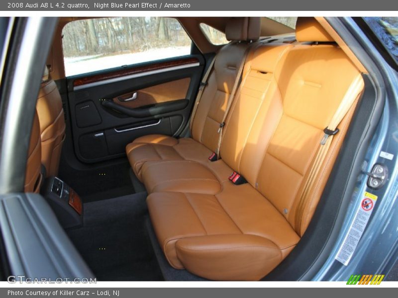 Night Blue Pearl Effect / Amaretto 2008 Audi A8 L 4.2 quattro