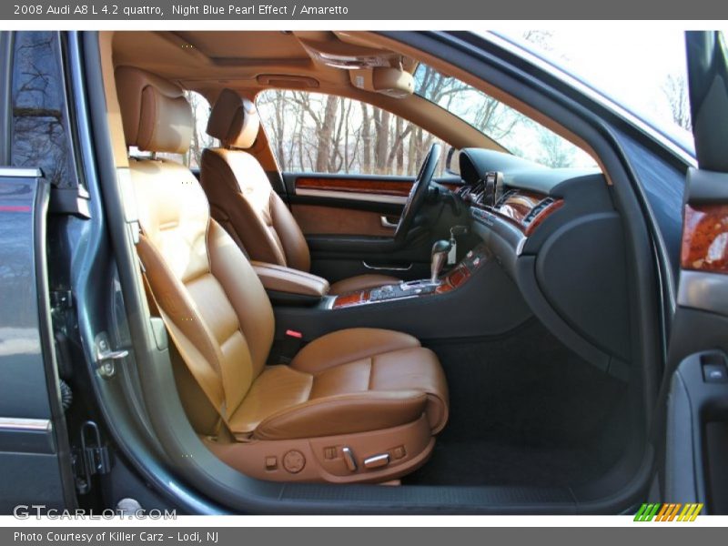 Night Blue Pearl Effect / Amaretto 2008 Audi A8 L 4.2 quattro