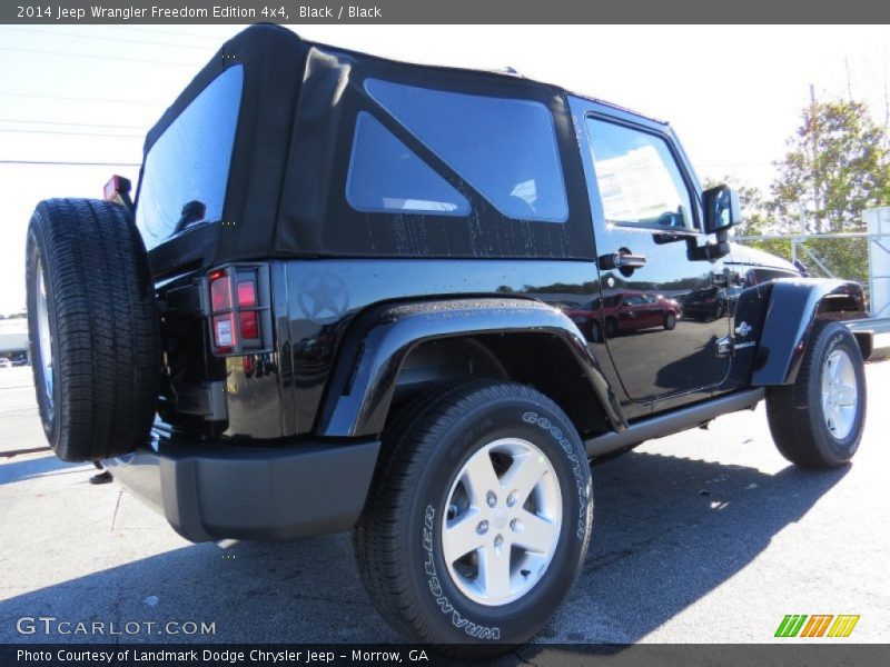Black / Black 2014 Jeep Wrangler Freedom Edition 4x4