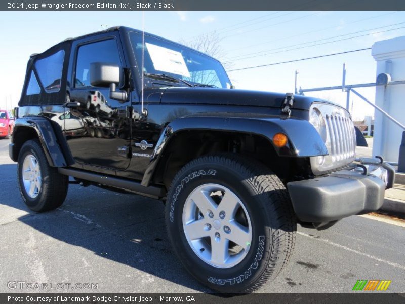 Black / Black 2014 Jeep Wrangler Freedom Edition 4x4