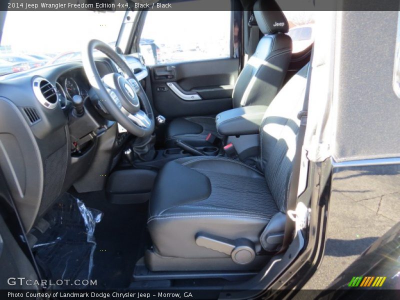 Black / Black 2014 Jeep Wrangler Freedom Edition 4x4
