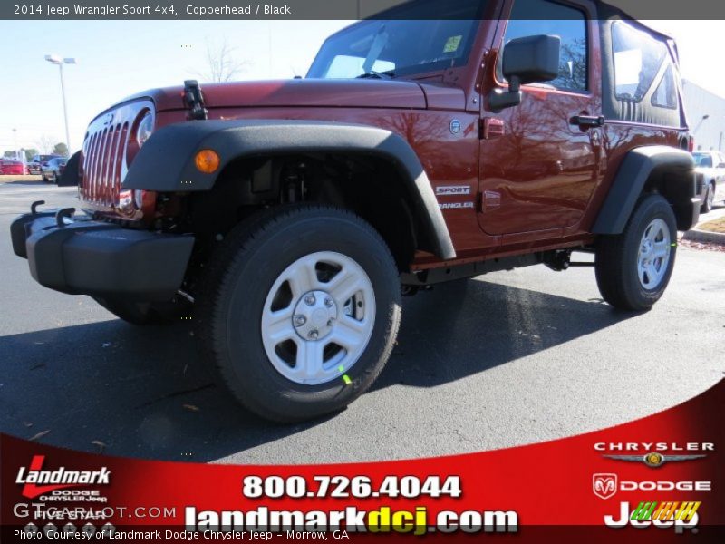 Copperhead / Black 2014 Jeep Wrangler Sport 4x4