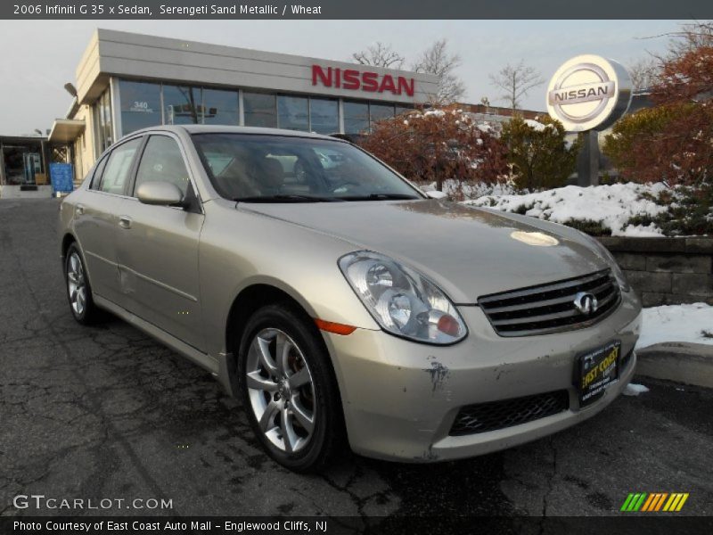 Serengeti Sand Metallic / Wheat 2006 Infiniti G 35 x Sedan