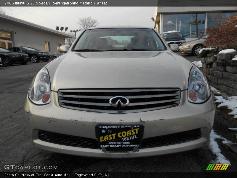 Serengeti Sand Metallic / Wheat 2006 Infiniti G 35 x Sedan