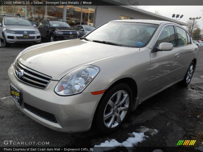 Serengeti Sand Metallic / Wheat 2006 Infiniti G 35 x Sedan
